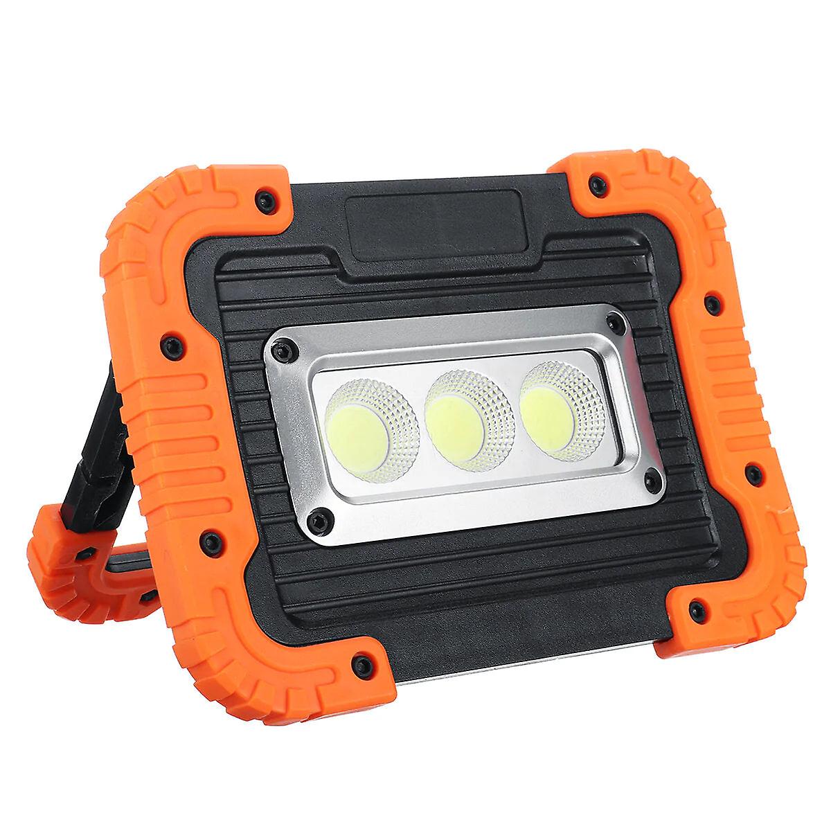 10W Cob Led Rechargeable Floodlight - Outdoor Camping Work Lamp With Charging Function