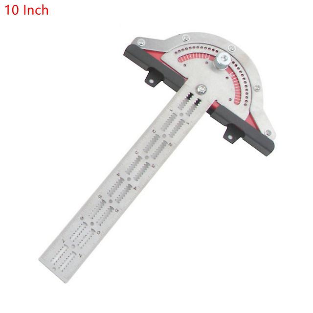 Woodworkers Edge Rule Woodworking Protractor Measure Tool Protractor Round Head Rotary Accuracy Angle Rule Carpentry Tool