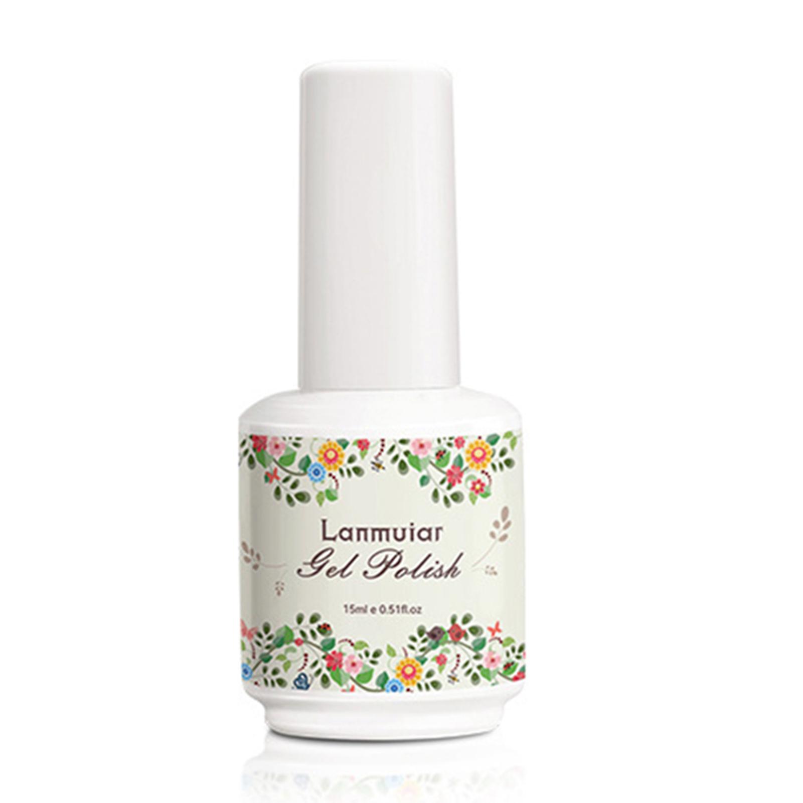 15ml Solid Color Nail Polish Healthy Ingredients Easy To Apply Nail Glue