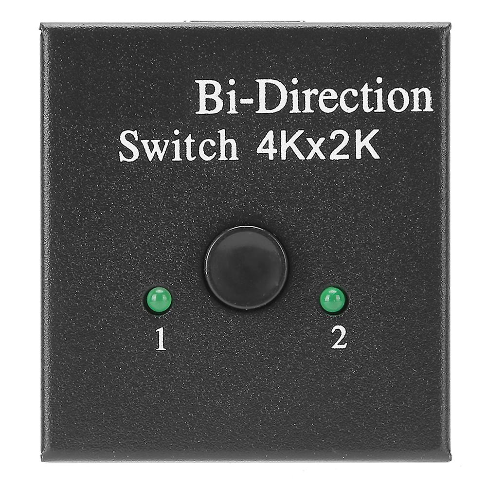Bi-Directional HDMI Converter: 1x2 Splitter & 2x1 Switch, 4K Support, Plug & Play