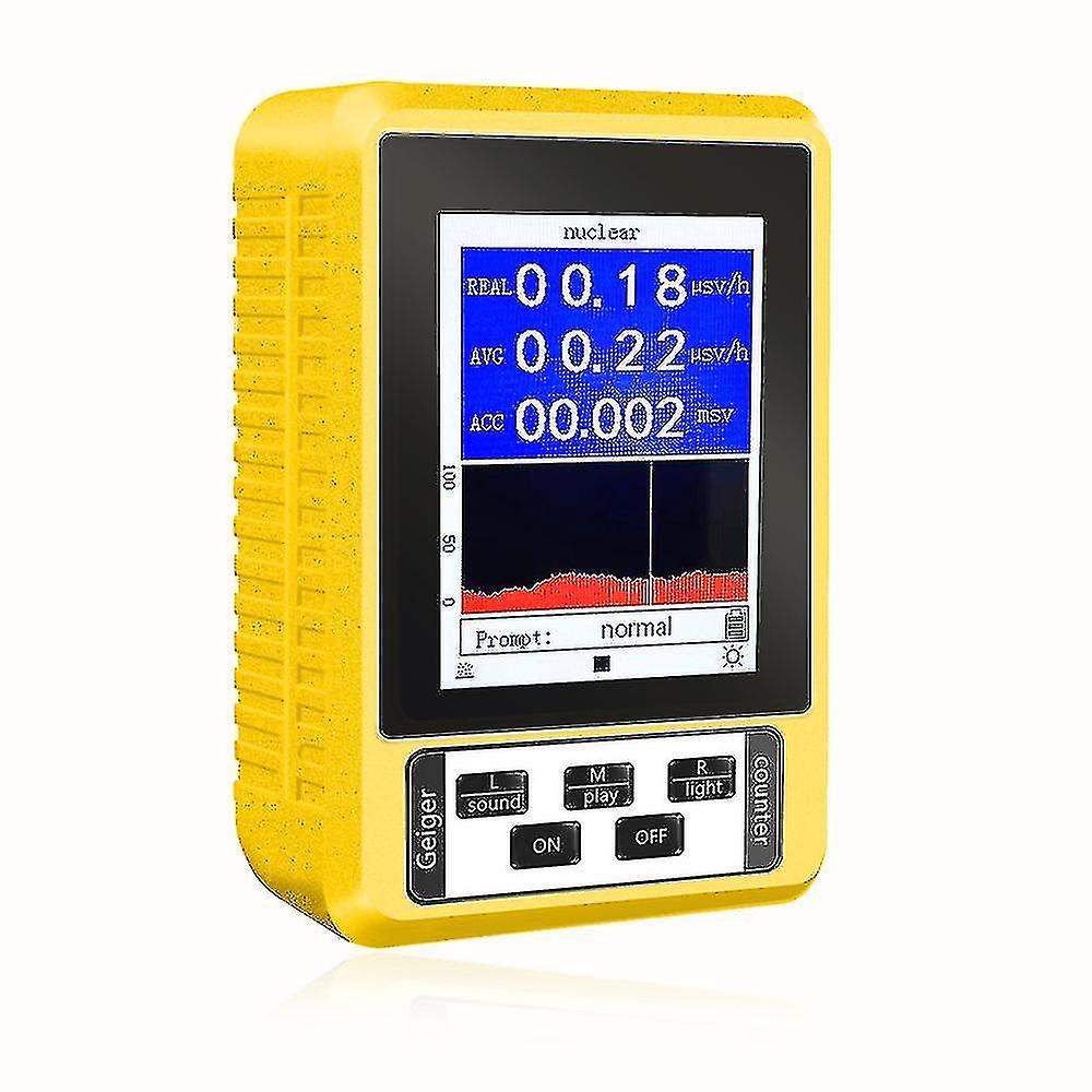 Br-9c 2-in-1 Handheld Digital Display Electromagnetic Radiation Nuclear Detector Emf Geiger Counter Full-functional Type Tester