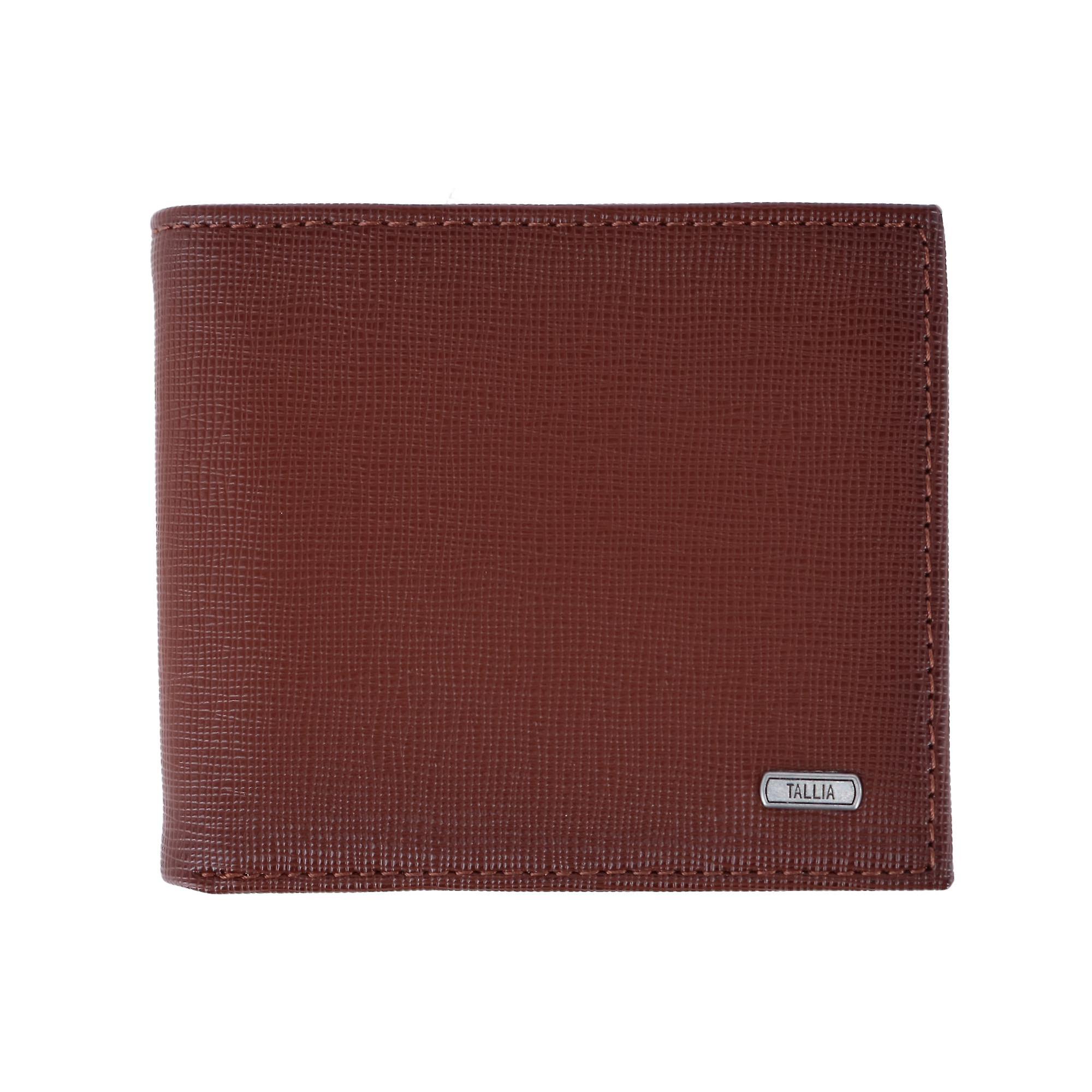 Tallia Burnished Leather Bifold Wallet (Men)