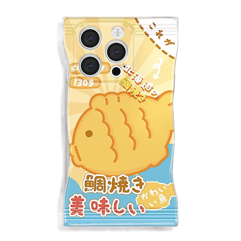 Cartoon snapper yaki Shockproof Phone Case for iPhone X XSMAX XR 7 8 6S 6 Plus 13 12 11 ProMax 14 Pr
