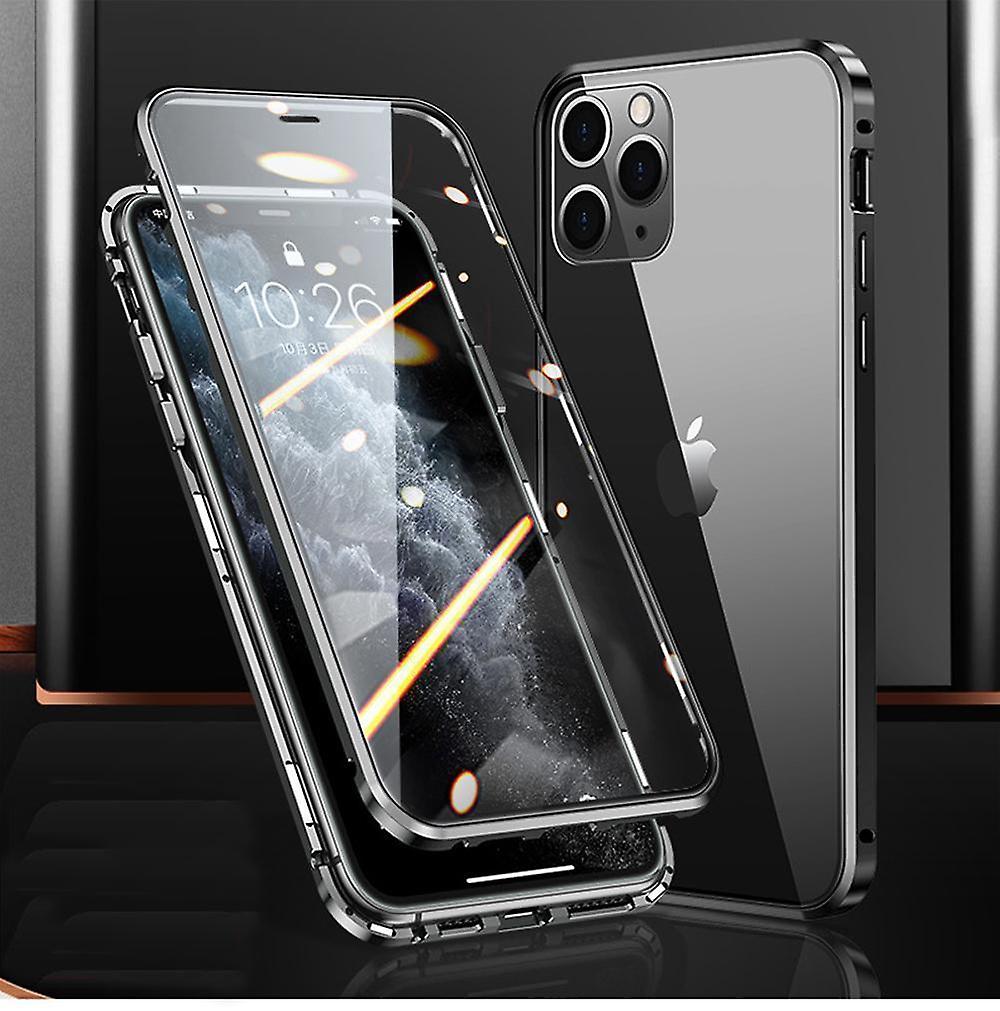 Magnetic case double-sided tempered glass for Iphone 12 Pro Max