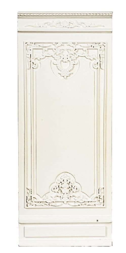 玩偶之家 4”宽墙板法式Boiserie风格白色Jbm DIY配件1：12