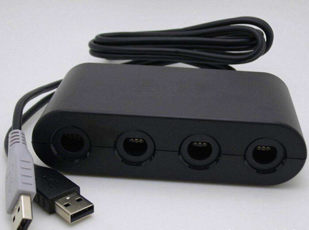 4-Port Controller Adapter for Nintendo GameCube to Switch & Wii U & PC