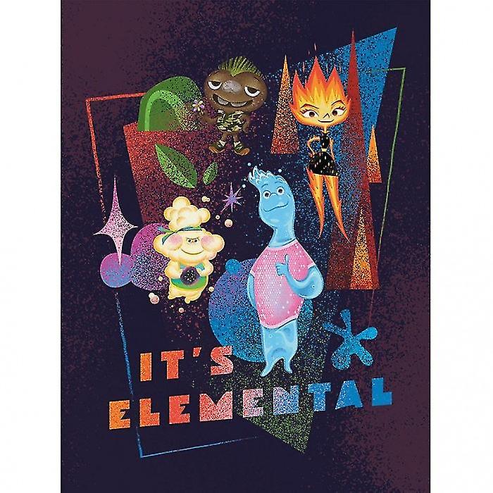 Elemental It's Elemental Framed Canvas Print