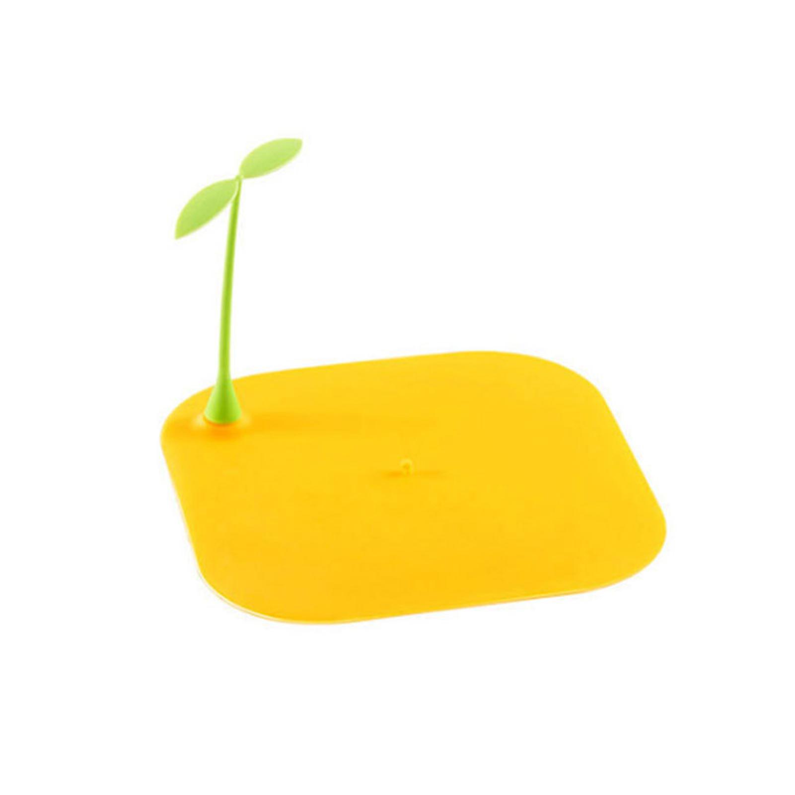 Sink Drain Cover Creative Floor Drain Water Stopper Non-Slip Soft Silicone Flat Suction Cover for