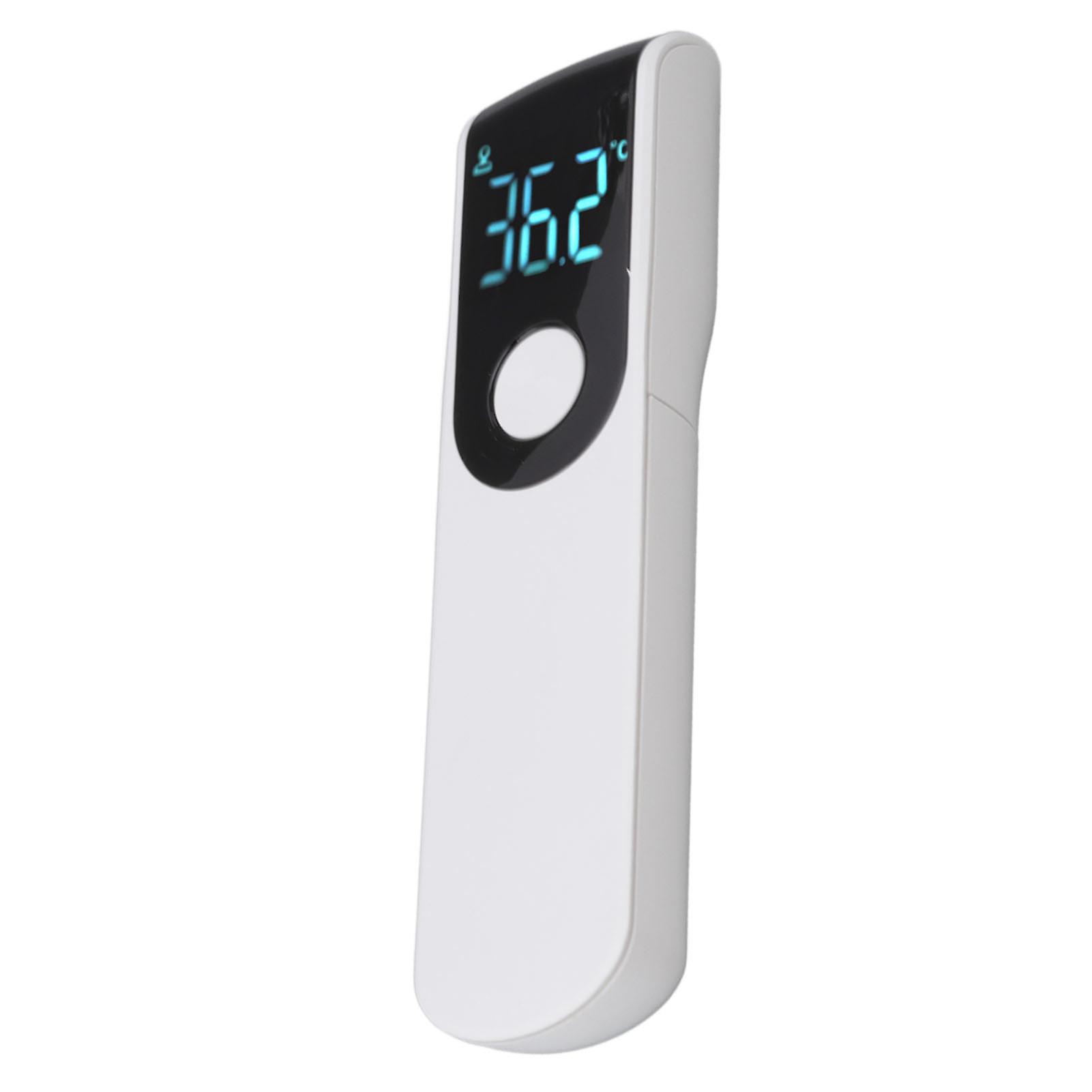 Infrared Temperature Gun Touchless Portable Hand Held Digital Forehead Thermometer for Hotels Home White