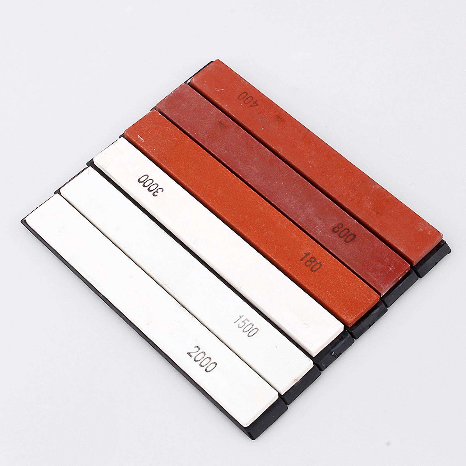Vobor Whetstone Set 6Pcs Sharpening Stones Set Grit 180# 400# 800# 1500# 2000# 3000# for Kitchen RYU7V