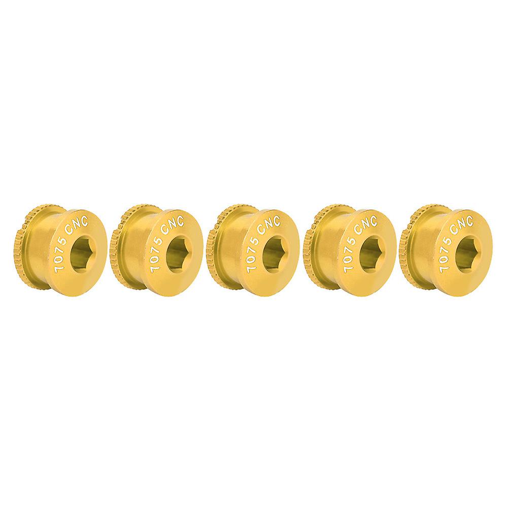 Road Bikes, Chainring Screws, Bolts & Nuts, Single Tooth Plate Parts, Gold