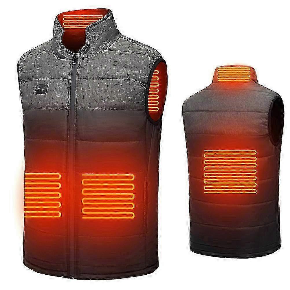 Heated USB Vest for Outdoor Sports - 3 Heat Levels for Men & Women