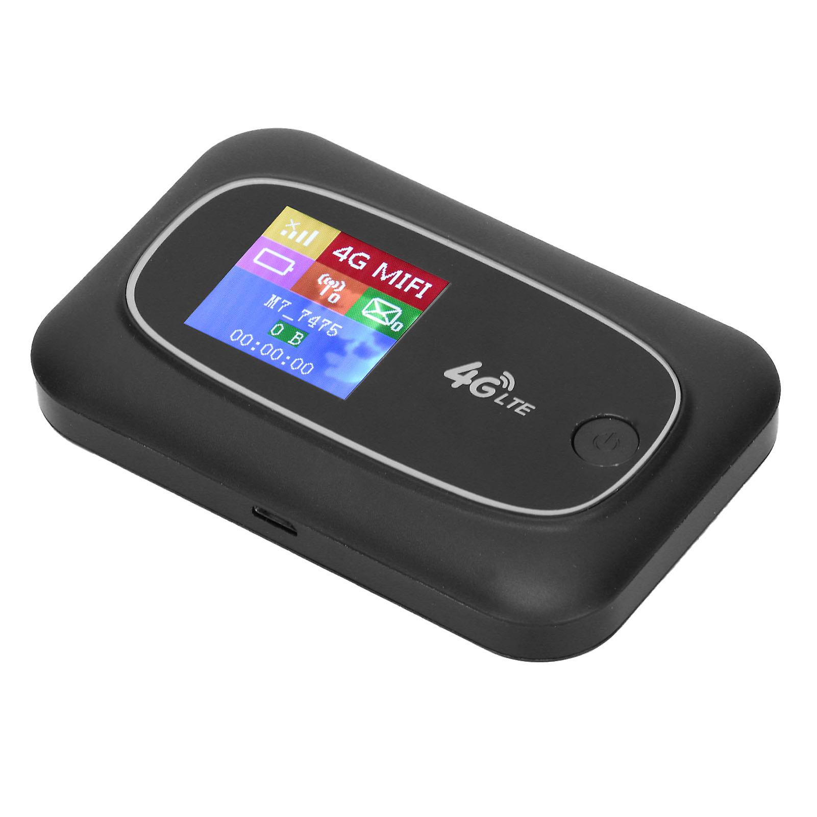 4G LTE Router 2.4Ghz WiFi CAT4 150Mbps Mobile Wireless Portable Hotspot with SIM Card Slot for Home Office