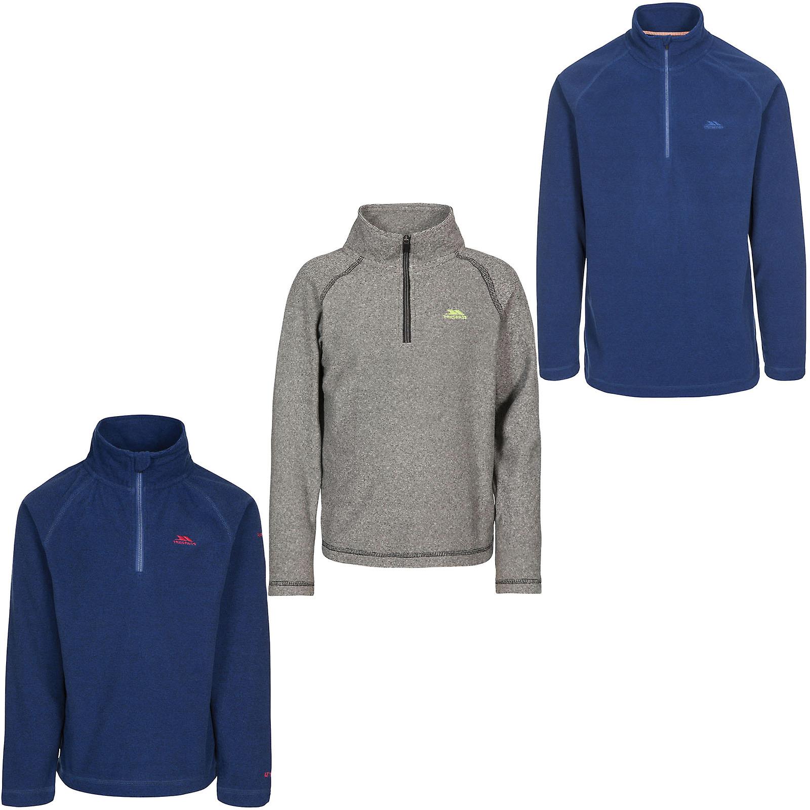 Trespass Kids Keynote Half Zip Lightweight Outdoor Pullover Fleece