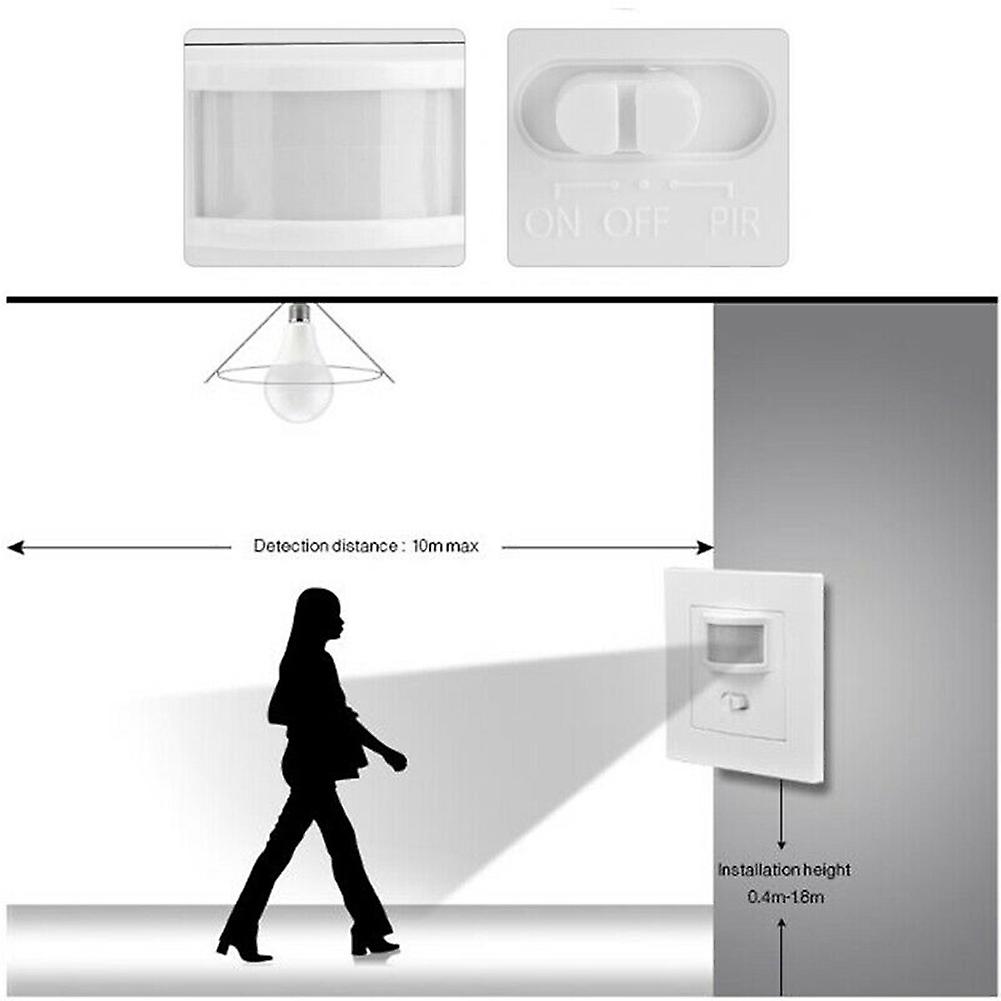 Occupancy Sensor PIR Motion Light Switch Presence Detection Selection Switch