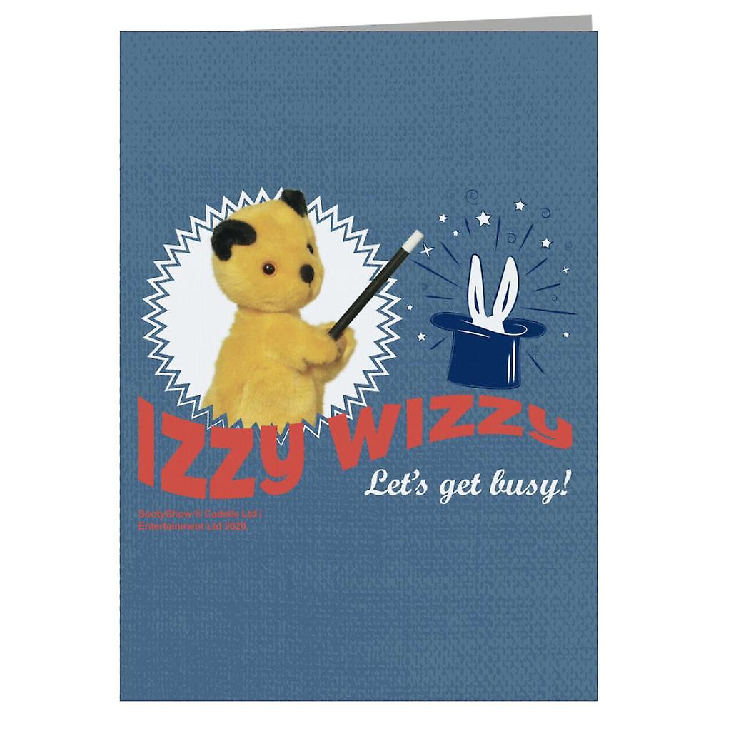 Sooty Izzy Wizzy Lets Get Busy Rabbit Magic Trick Greeting Card