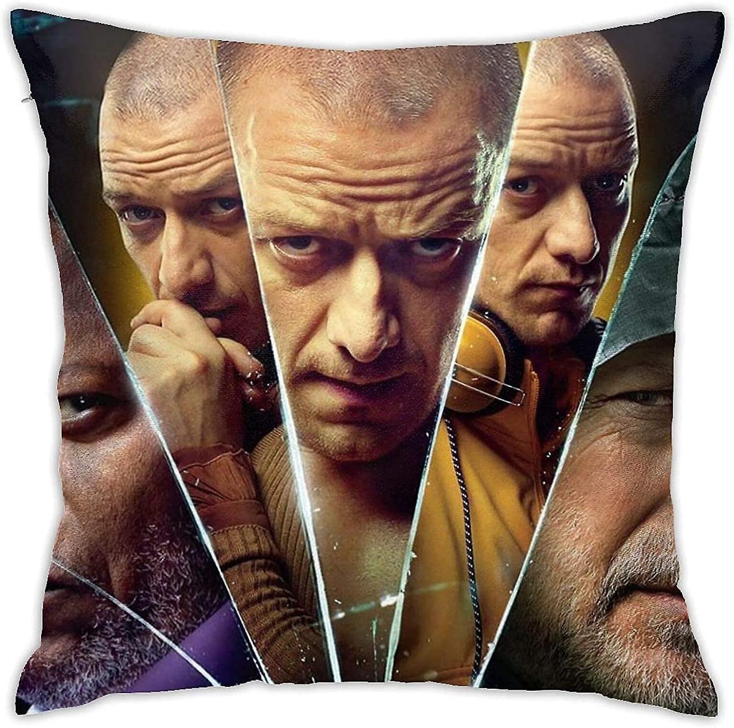 ジェームズマカヴォイソフト枕カバー枕カバー装飾Thowクッションカバー枕カバー家の装飾ギフト18インチ-pl3490