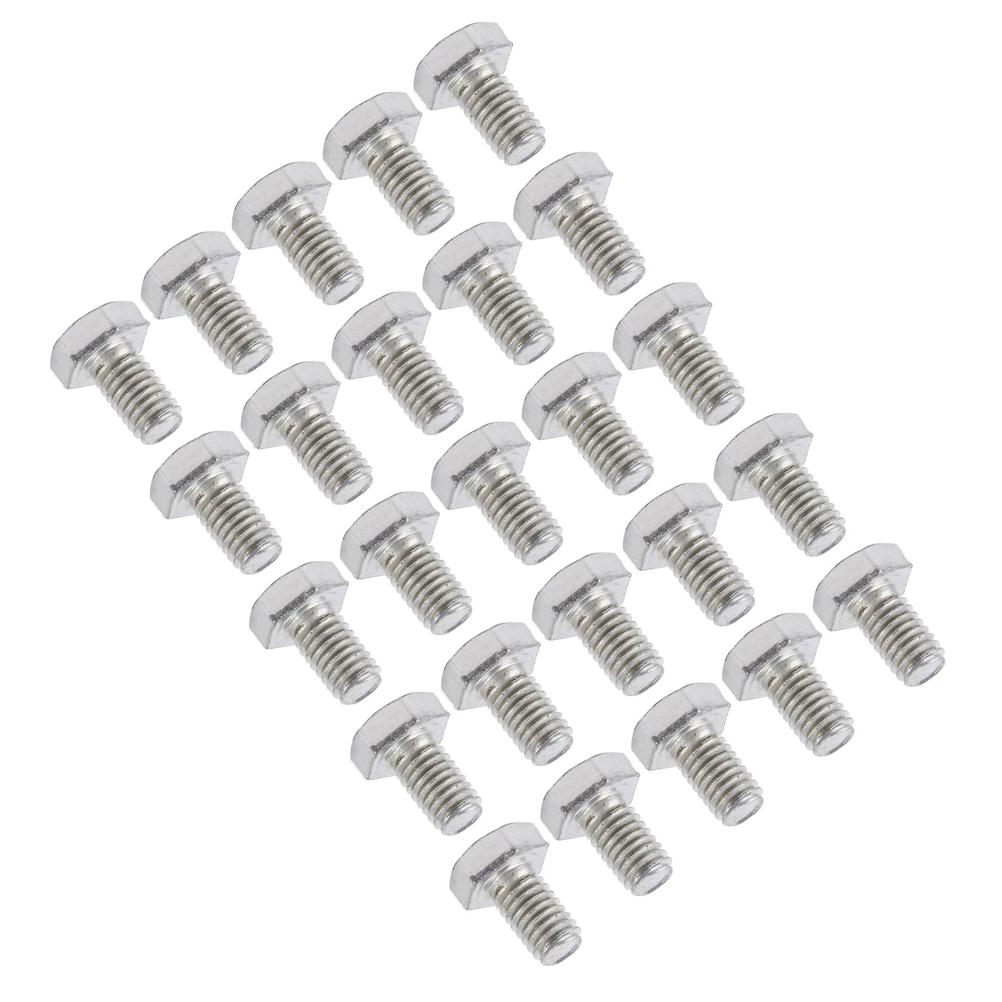 25 Pcs Hex Screws Bolts Fully Threaded for Vehicle Ship Assembly M8x16mm