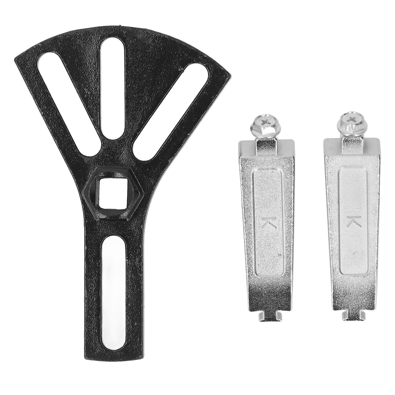 Universal Fuel Tank Wrench Fan Shaped 2 Jaw Gasoline Fuel Pump Removal Tool 135‑185mm Adjustable Lock Ring Spanner