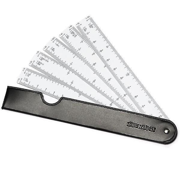 Fan Scale 1:10 Design Scale Straight Ruler For Engineering