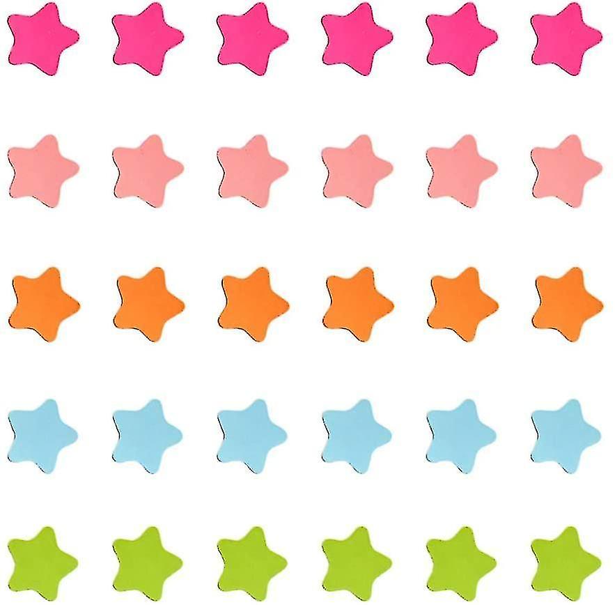 Colored Star Refrigerator Magnets. 120pcs Stars Magnetic Sticker Blackboard