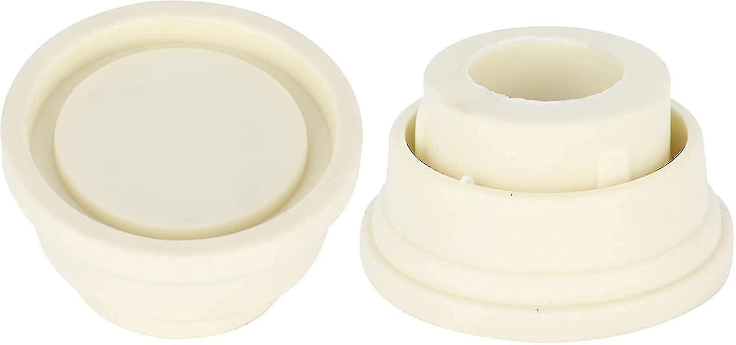 Rubber Pool Ladder Bumpers, Set Of Two White Ladder Bumpers For Swimming Pool Ladders