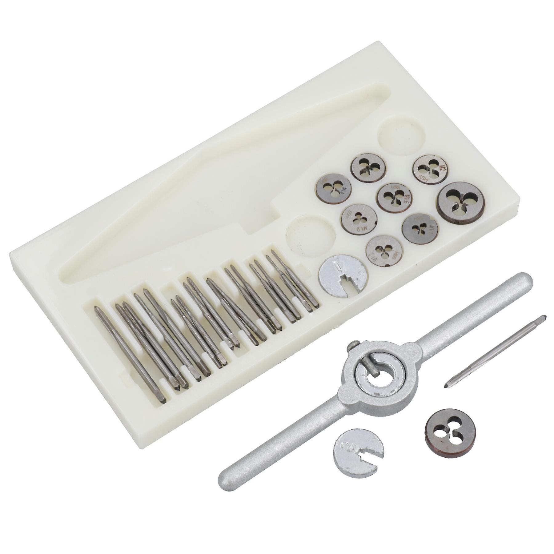 31pc Mini HSS Tap and Die set (metric) Model Making / Watchmaker 1mm-2.5mm TE469