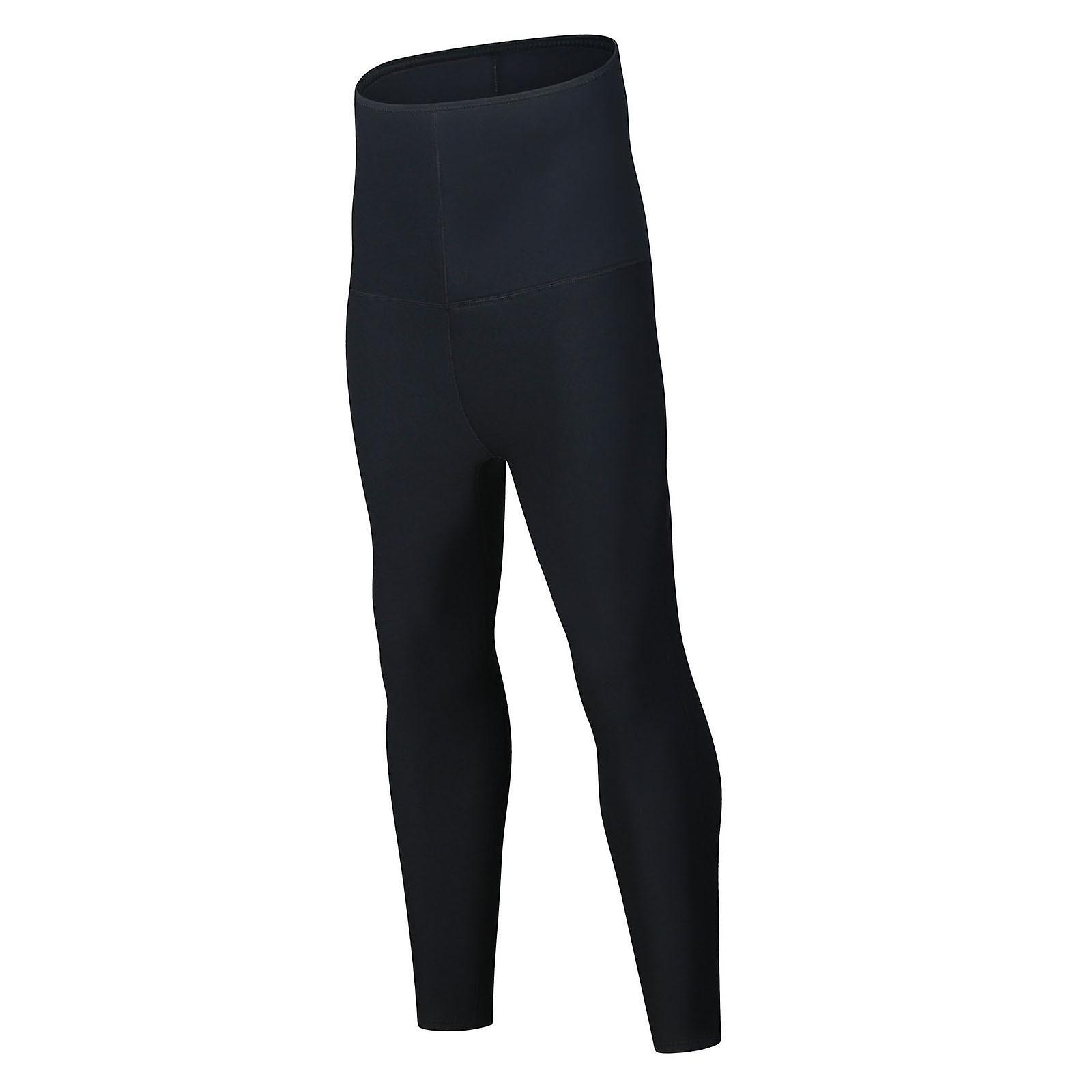 Men Wetsuit Pants 3mm Neoprene Long Pants for Surfing Watersports Underwater M
