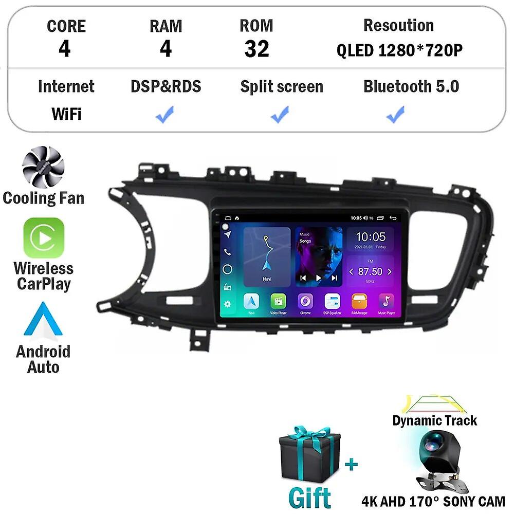 Android 13 For Kia K5 Optima 3 Tf 2010 - 2015 Autoradio Touchscreen Radio Multimedia Video Player Navigation 360 Camera Carplay