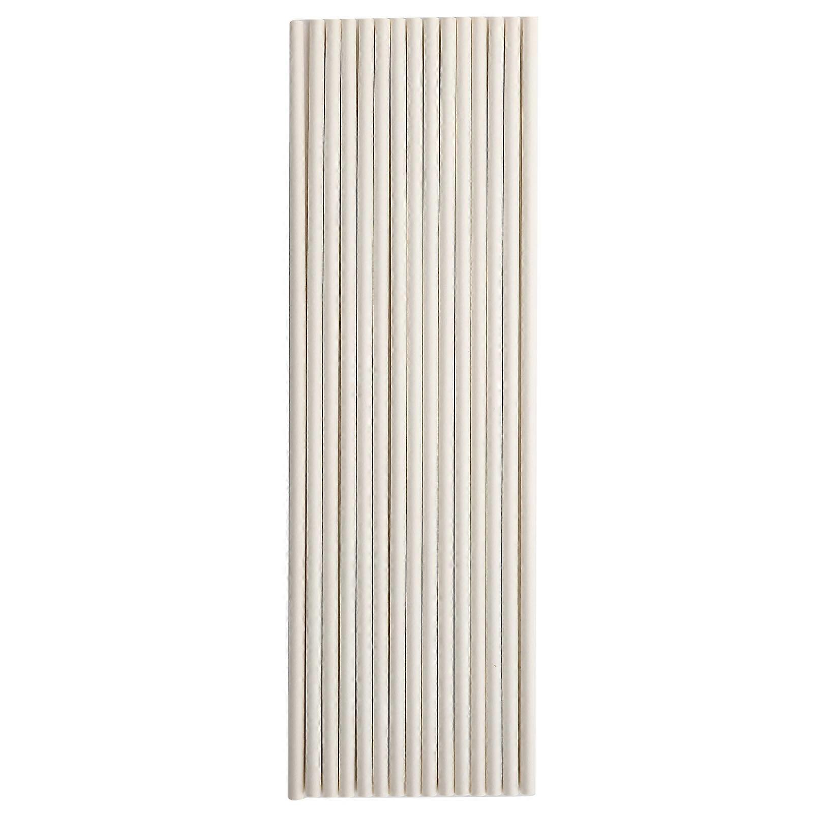 Lollipop Sticks Food Grade Paper Candy Cake Chocolates Stick DIY Baking Accessory15Pcs White L 200mm