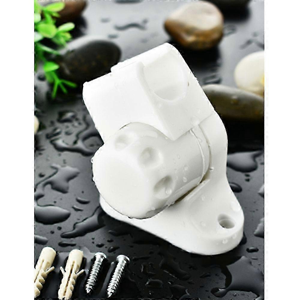 4PCS White Height Adjustable Hand Shower Holder - Large a