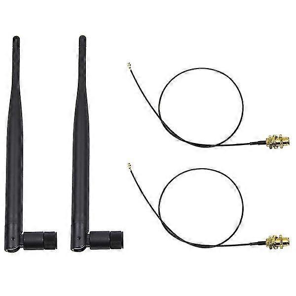 SMA 12dBi RP-SMA 2.4GHz 5GHZ Antenna per router WiFi ad alto guadagno per telecamera IP wireless, registratore NVR, telecamera posteriore per camion RV, telecamera di backup(10M