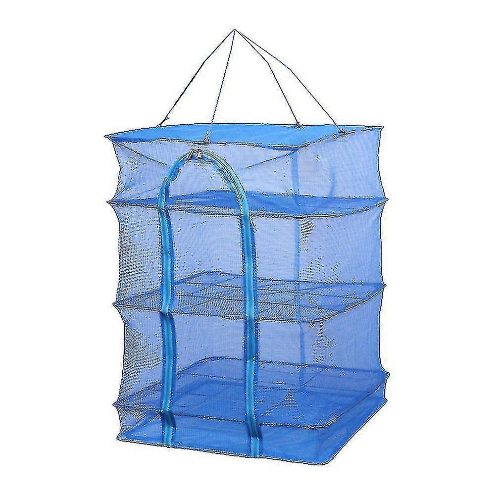 1pc Folding Drying Net Multi-function Drying  Vegetable Fish Hanging Mesh