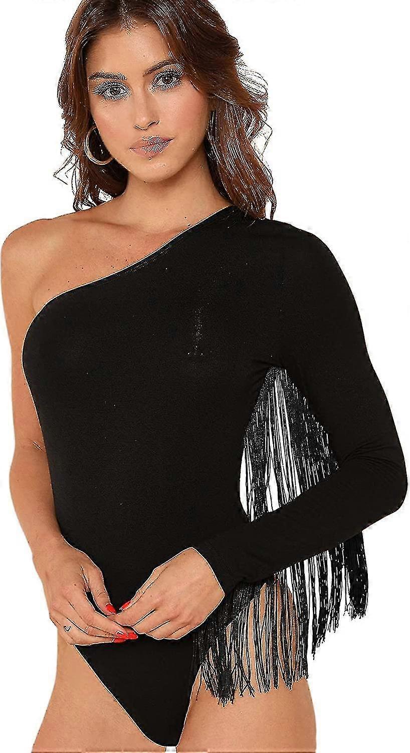 Traje de manga larga con borla de mujer