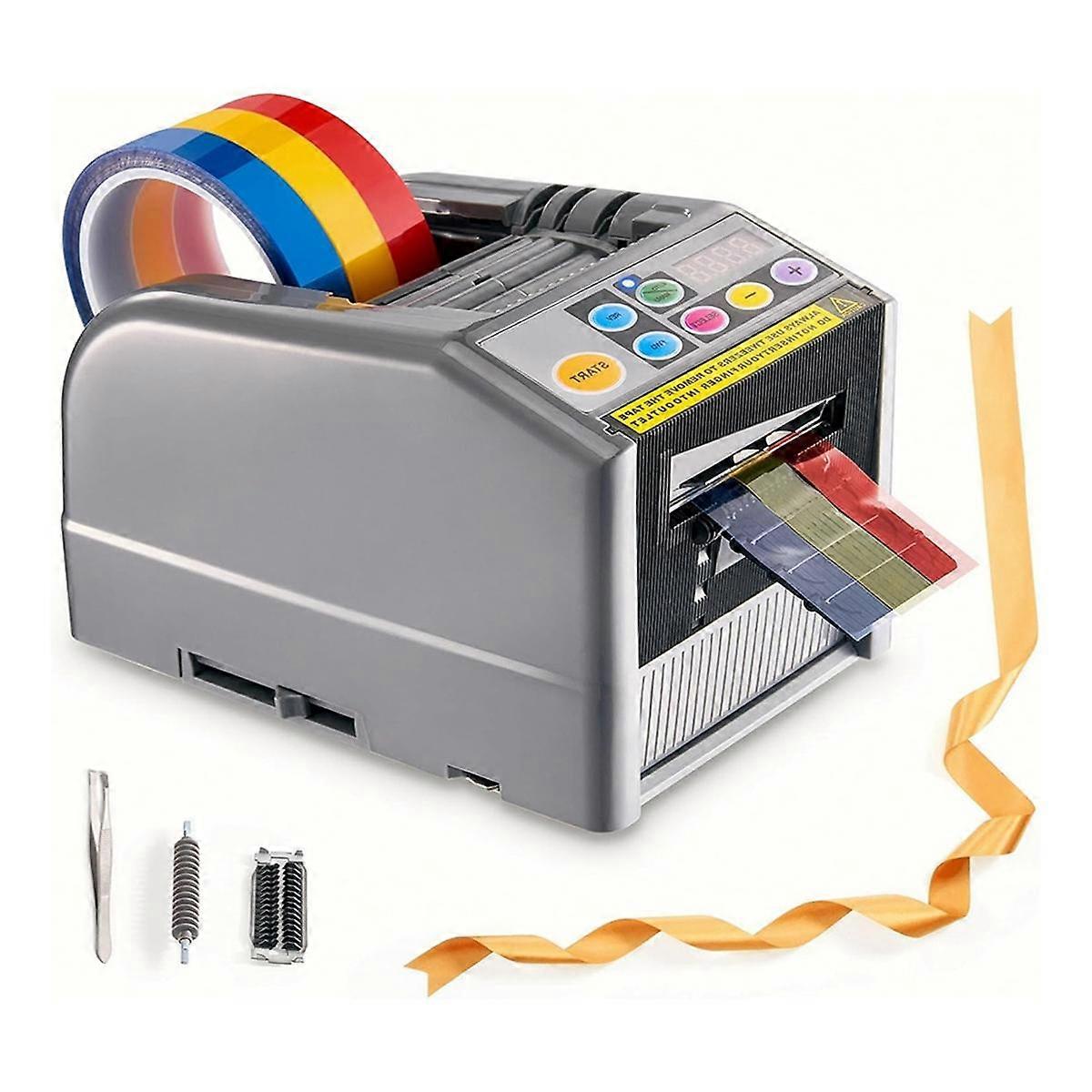 Ribbon Cutter with Silicone Wheels Suitable for 0.24in-2.36in Width Tape Maximum Cutting Length 39.33in (999mm) EU Plug