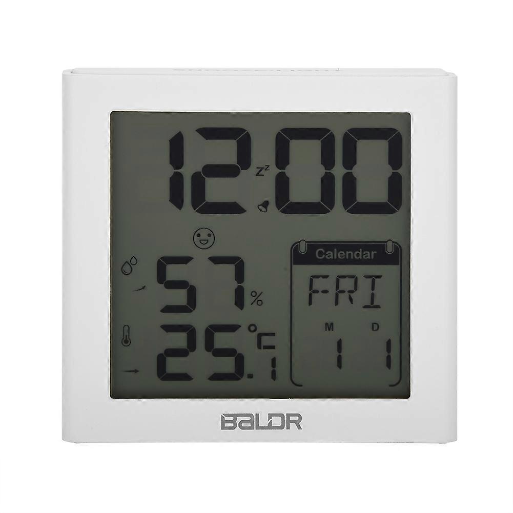 LCD Backlight Digital Thermometer Humidity Hygrometer Alarm Clock Calendar Timer
