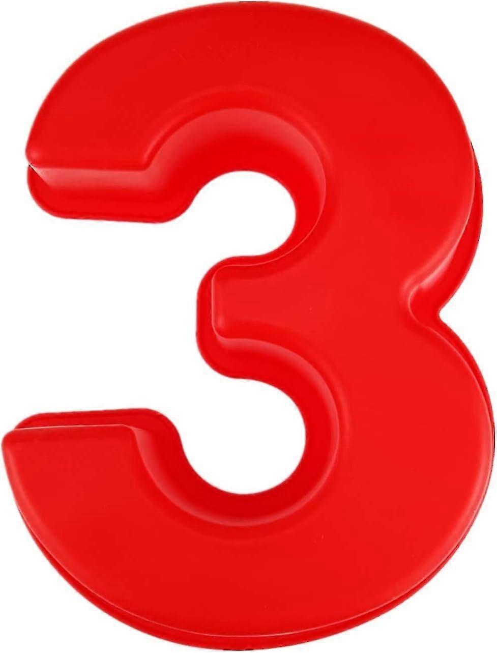 10 inch Silicone Number Cake Molds, Number (3)