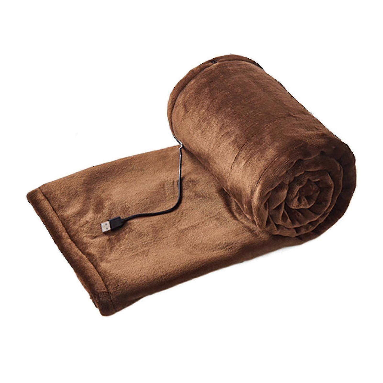 Heated Blanket Thickened Usb Charging Large Heating Range Safe Using Firm Hem Heating Blanket