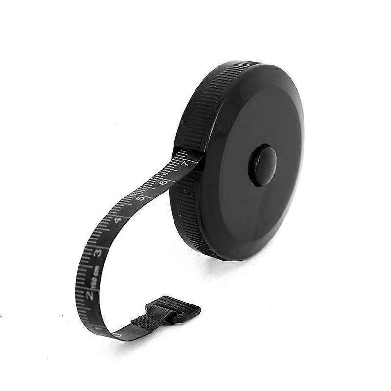 Soft Tape Measure, Body Measuring Tape,Retractable Sewing Tailor Tape Measure, 1.5 Meter, Black (1 Piece) YDW