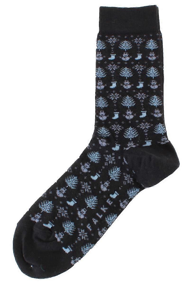 Falke Merry Party Christmas Socks - Black