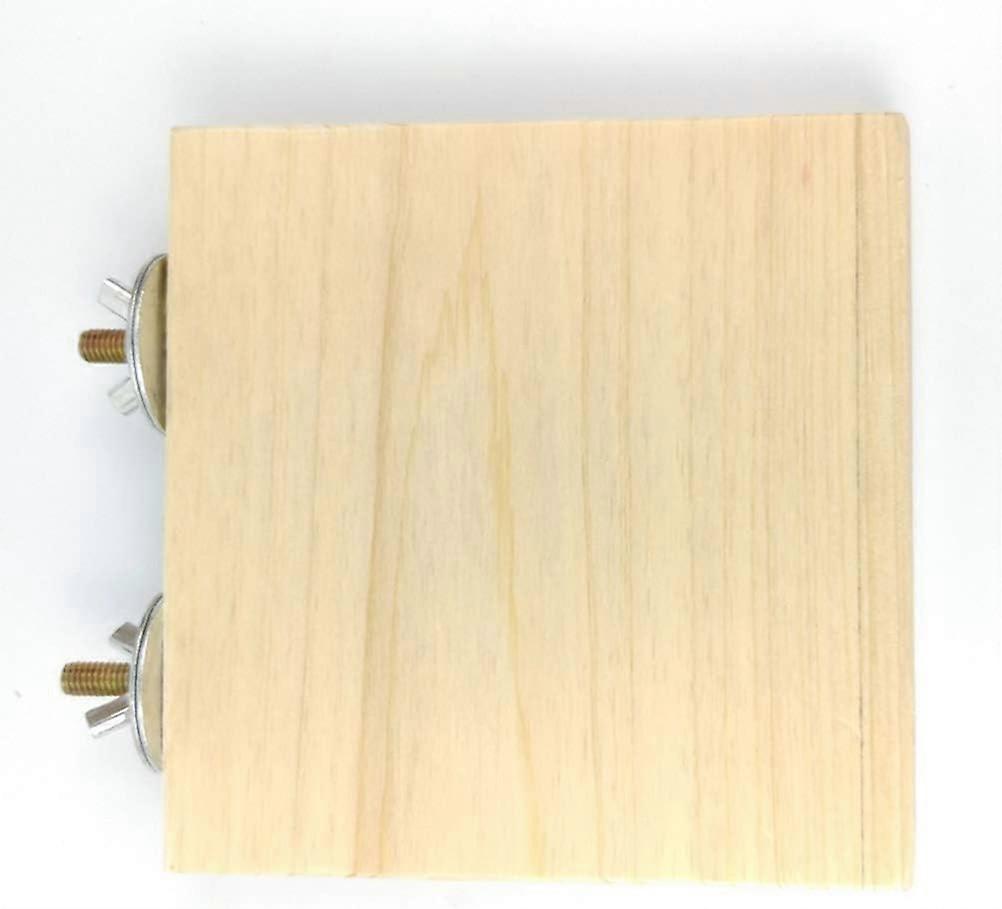 2-حزمة منصات قفص الهامستر الخشبية ، منصة شينشيلا خشبية يخطو حجر الجربيل ، الفئران