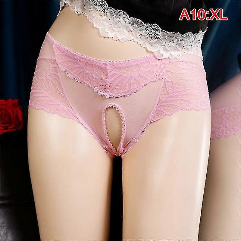 نساء الصيف شفافة مفتوحة المنشعب الرباط سراويل مثير شبكة شفافة من خلال