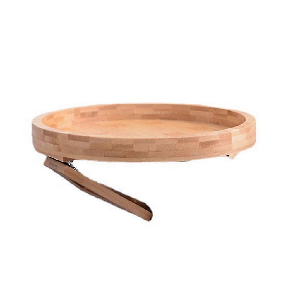 Sofa Tray Table Sofa Armrest Clip-on Tray Wood Sofa Tray Practical Tv Snack Tray For Remote Control