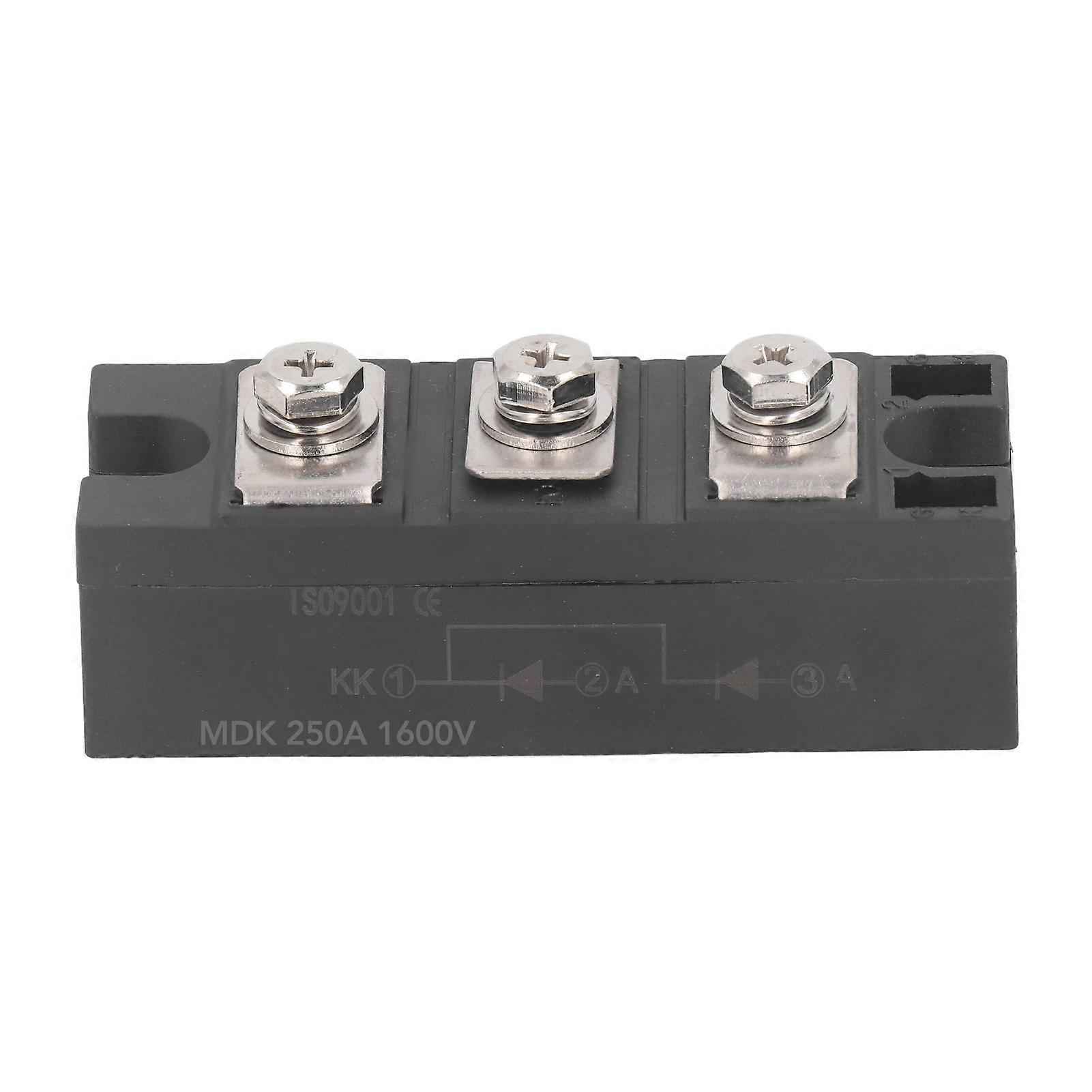 Common Cathode Module Rectifier Diode 3 Terminal Photovoltaic Anti Reflection Diode Rectifier Module MDK 1600V 250A NO.0068