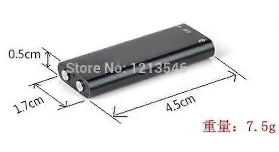 150Hours Ultra-thin Card Digtal Voice Recorder Oculta 32GB Mini Activated Professional Sound Record Micro Flash Drive Dictaphone