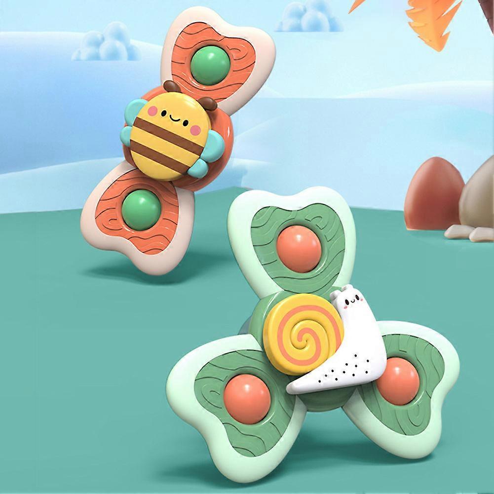 Flower Shape Toy Anti Bite Rotating-toy Early Education Rotating Toy for Educating