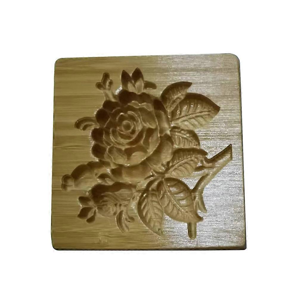 Cookie Cutter Provance Rose Cookie Stamp Embossing Mold Craft Decorating Baking Tool