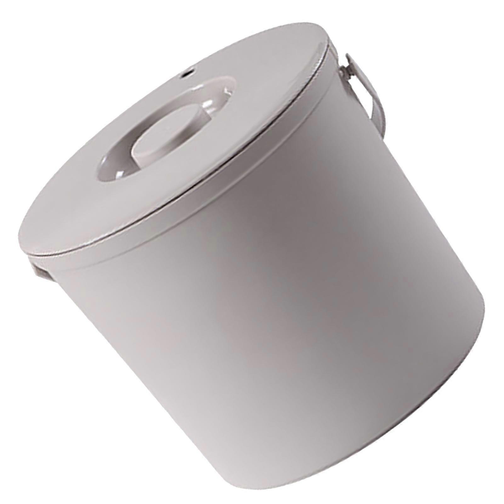 Tea Residue Bucket Container PP Multifunctional Tea Garbage Can Desktop Trash Can for Home Office
