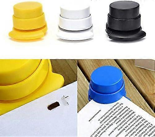 Portable Stapler, Stapleless, Office, Home Paper Binding, Child Safety - Random Color