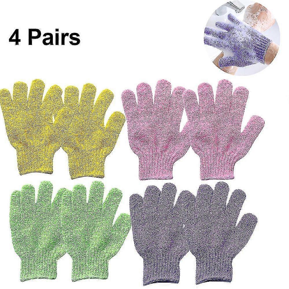 Pair Bath Gloves for Shower Natural